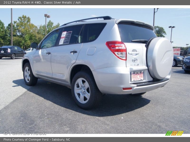 Classic Silver Metallic / Ash 2012 Toyota RAV4 I4 4WD