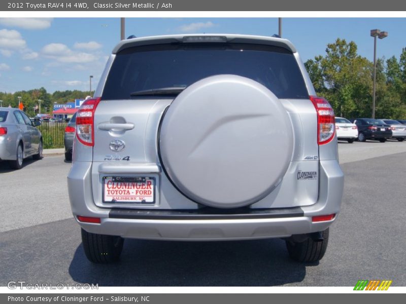 Classic Silver Metallic / Ash 2012 Toyota RAV4 I4 4WD