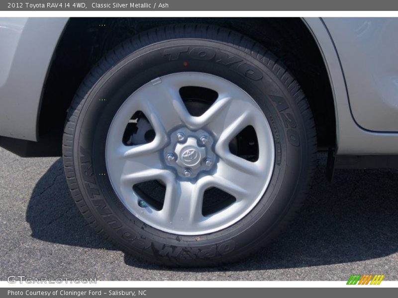 Classic Silver Metallic / Ash 2012 Toyota RAV4 I4 4WD