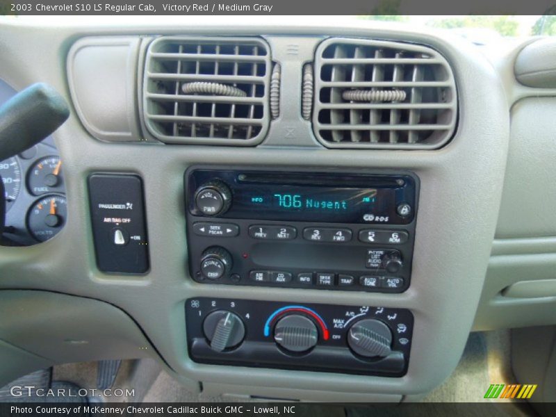 Controls of 2003 S10 LS Regular Cab