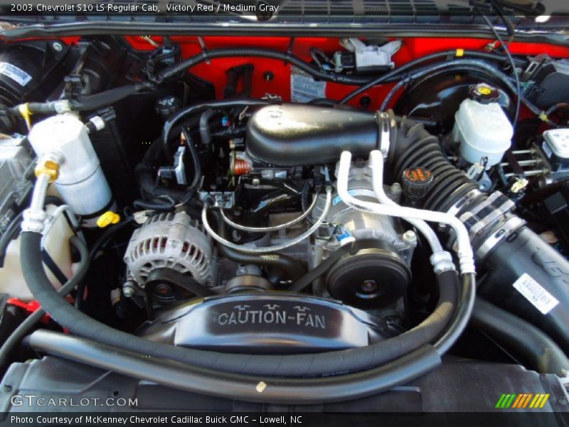  2003 S10 LS Regular Cab Engine - 4.3 Liter OHV 12V Vortec V6