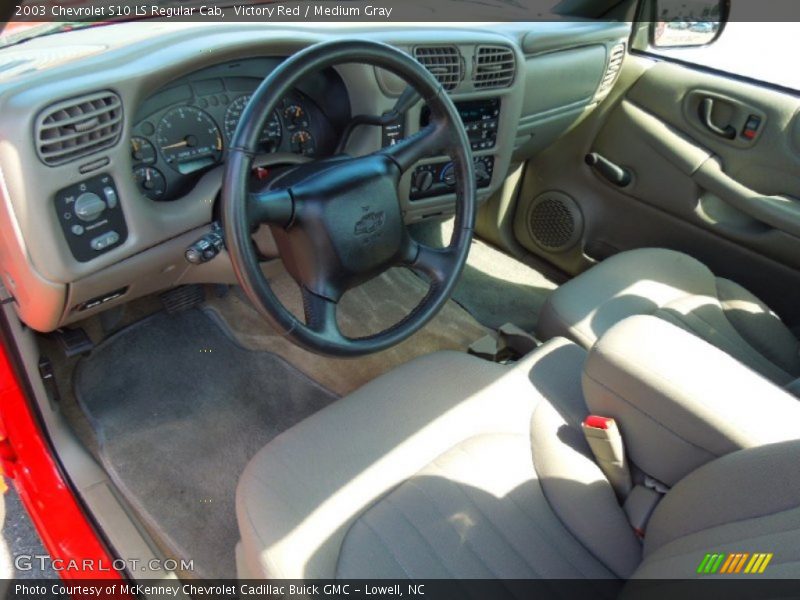 Medium Gray Interior - 2003 S10 LS Regular Cab 