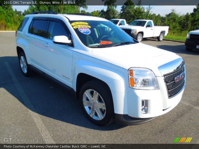 Olympic White / Jet Black 2011 GMC Terrain SLE