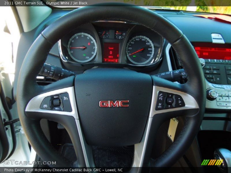 Olympic White / Jet Black 2011 GMC Terrain SLE