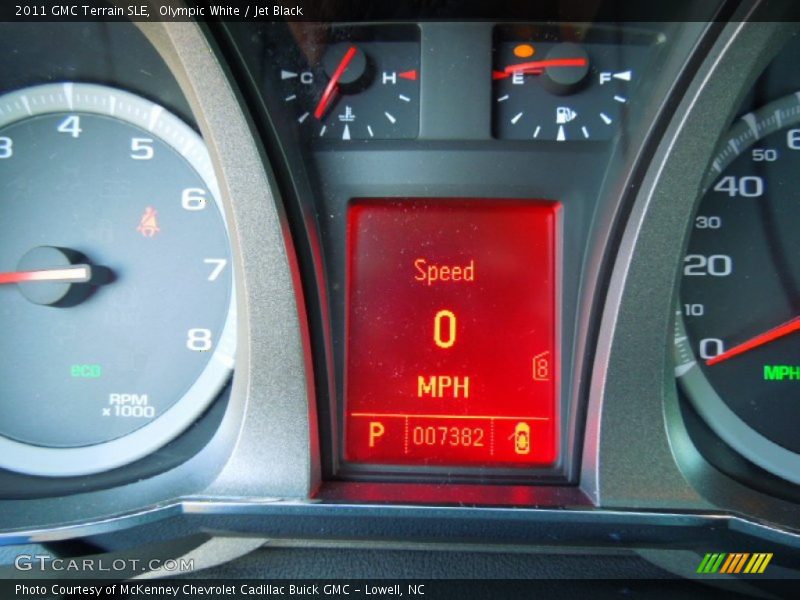 Olympic White / Jet Black 2011 GMC Terrain SLE
