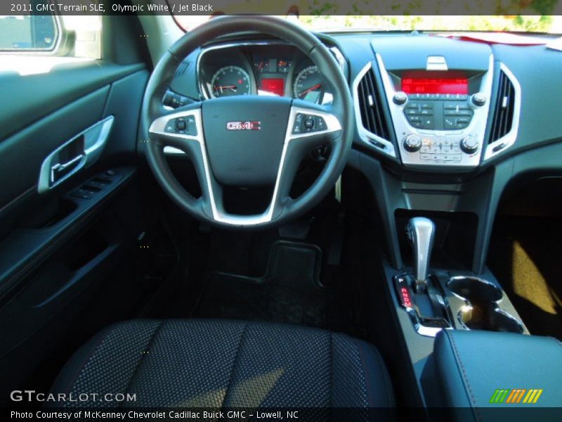 Olympic White / Jet Black 2011 GMC Terrain SLE