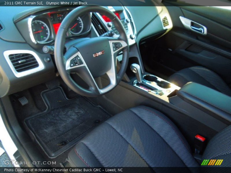 Olympic White / Jet Black 2011 GMC Terrain SLE