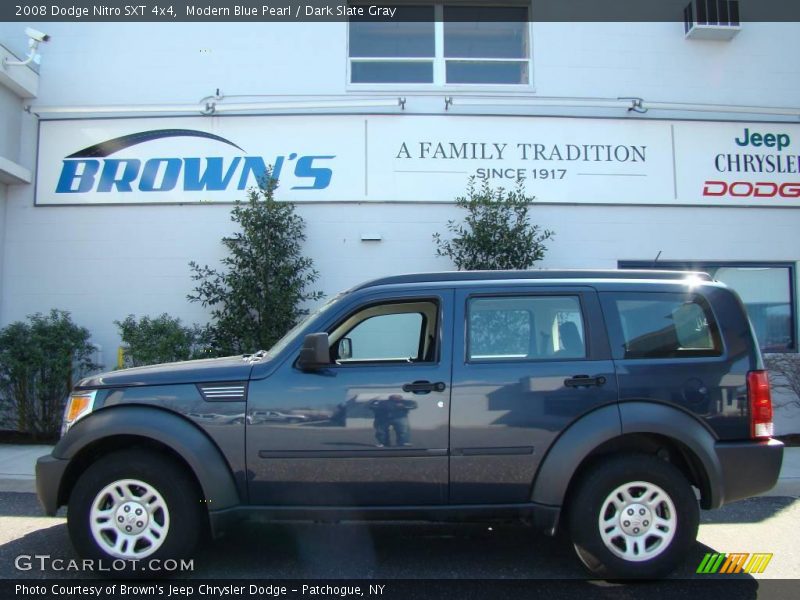 Modern Blue Pearl / Dark Slate Gray 2008 Dodge Nitro SXT 4x4