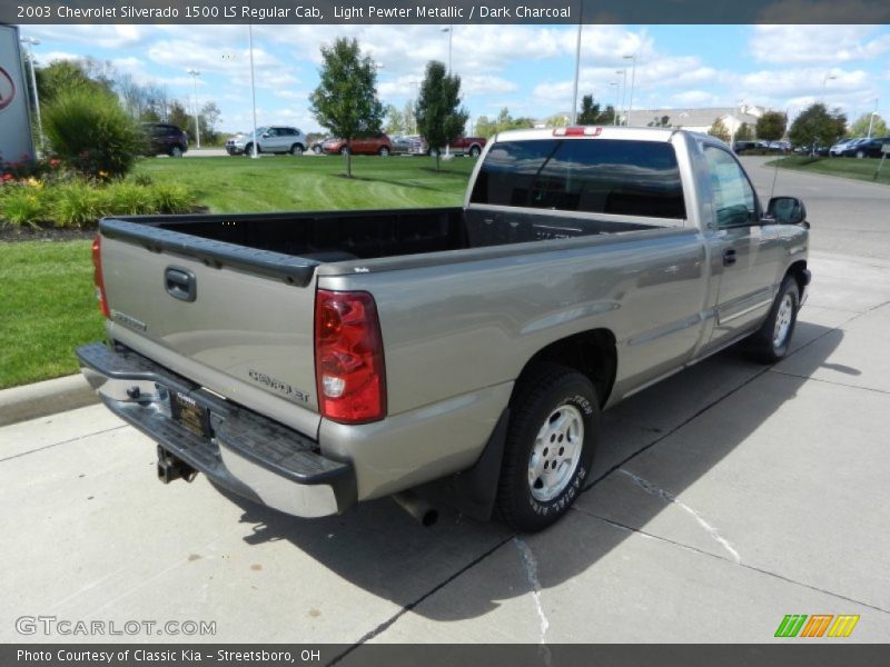 Light Pewter Metallic / Dark Charcoal 2003 Chevrolet Silverado 1500 LS Regular Cab