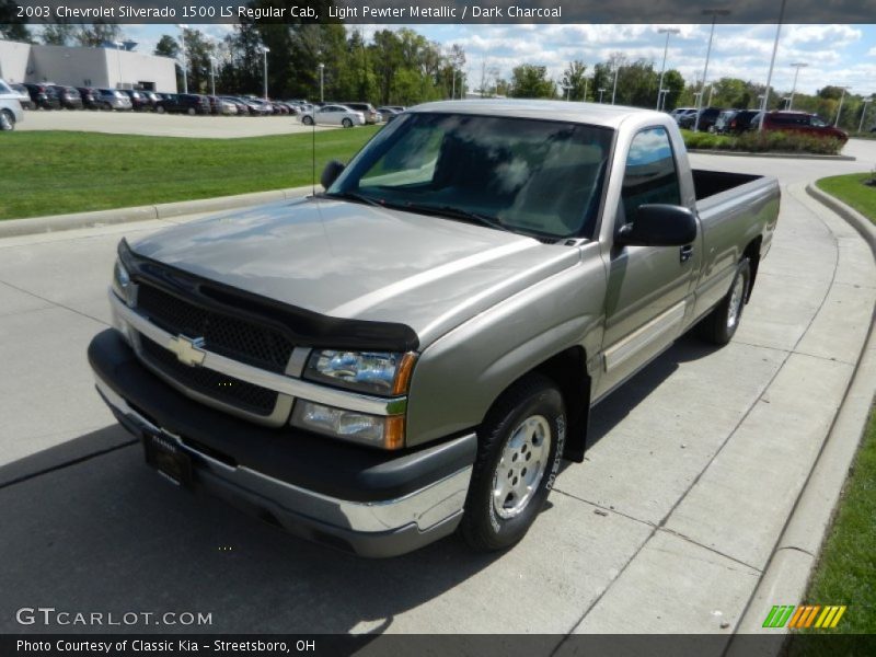 Light Pewter Metallic / Dark Charcoal 2003 Chevrolet Silverado 1500 LS Regular Cab