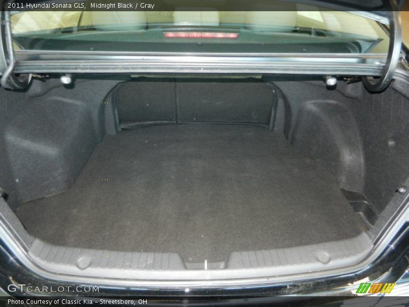 Midnight Black / Gray 2011 Hyundai Sonata GLS