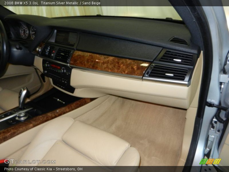 Titanium Silver Metallic / Sand Beige 2008 BMW X5 3.0si