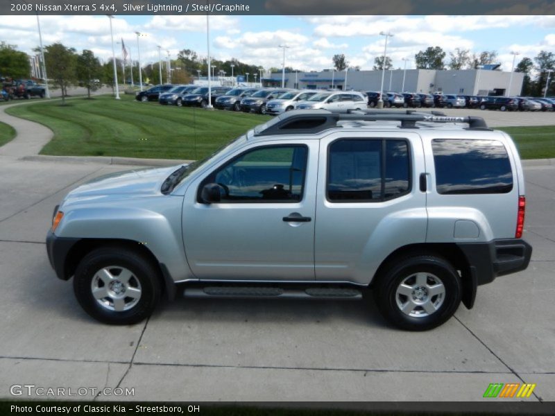 Silver Lightning / Steel/Graphite 2008 Nissan Xterra S 4x4