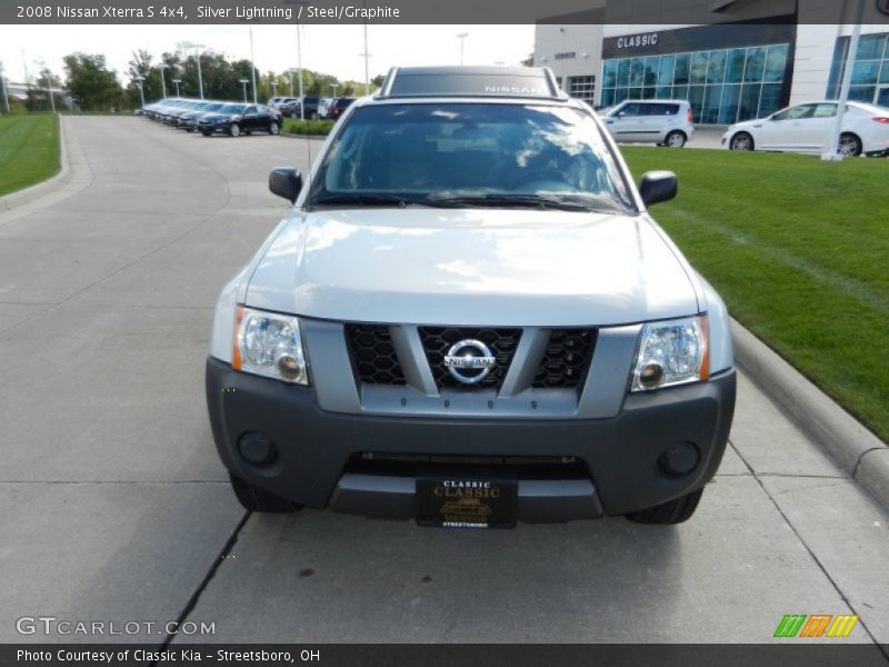Silver Lightning / Steel/Graphite 2008 Nissan Xterra S 4x4