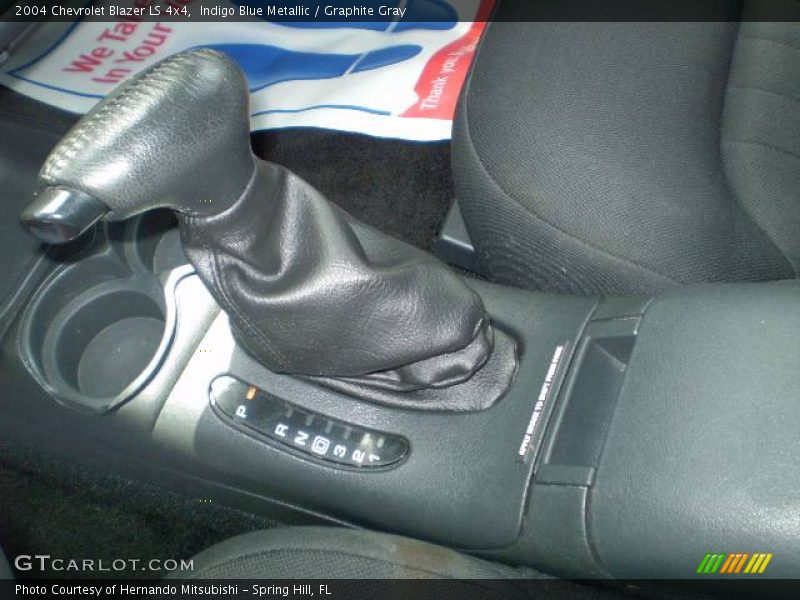Indigo Blue Metallic / Graphite Gray 2004 Chevrolet Blazer LS 4x4