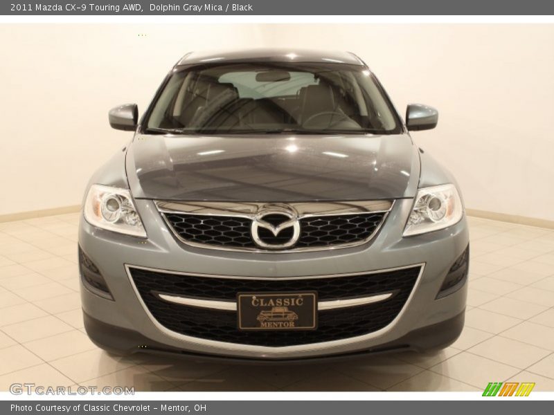 Dolphin Gray Mica / Black 2011 Mazda CX-9 Touring AWD