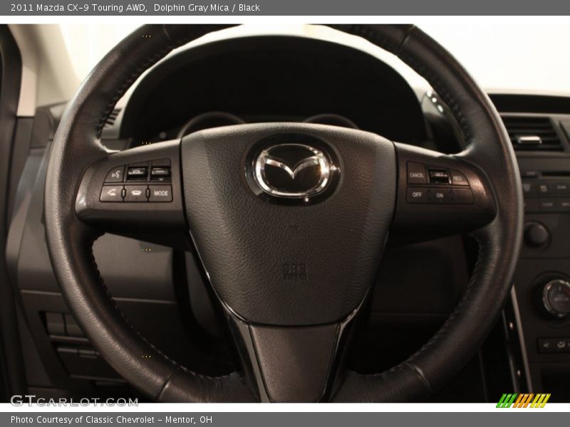 Dolphin Gray Mica / Black 2011 Mazda CX-9 Touring AWD