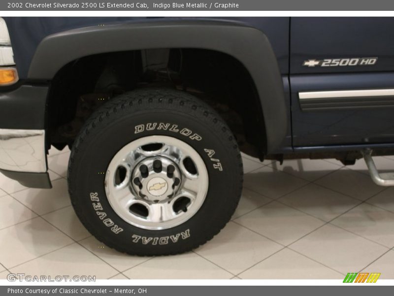Indigo Blue Metallic / Graphite 2002 Chevrolet Silverado 2500 LS Extended Cab
