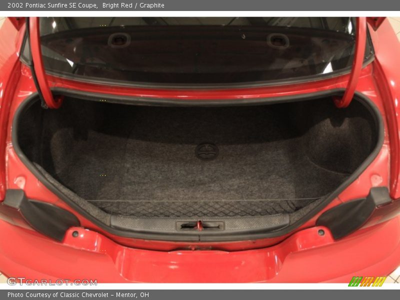 Bright Red / Graphite 2002 Pontiac Sunfire SE Coupe