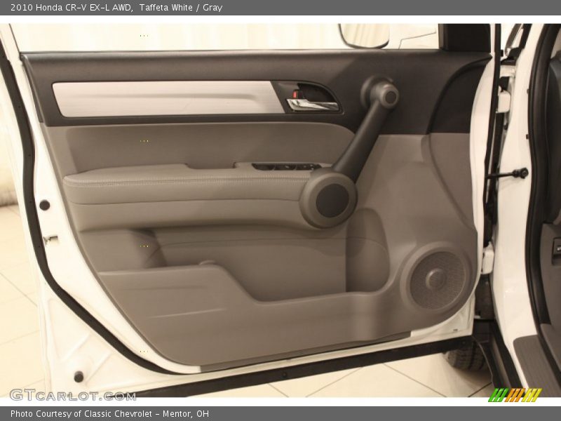 Taffeta White / Gray 2010 Honda CR-V EX-L AWD