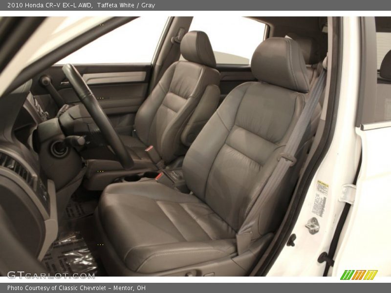 Taffeta White / Gray 2010 Honda CR-V EX-L AWD