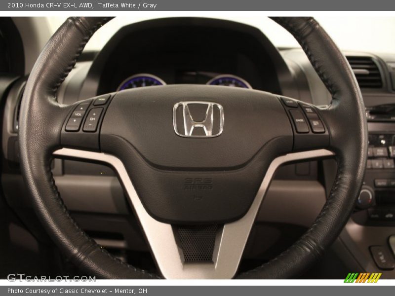 Taffeta White / Gray 2010 Honda CR-V EX-L AWD
