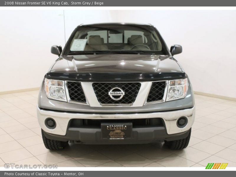 Storm Grey / Beige 2008 Nissan Frontier SE V6 King Cab