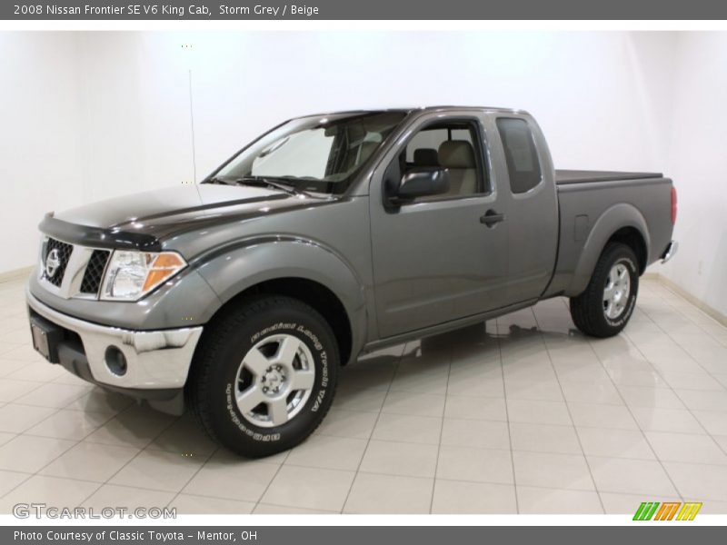 Storm Grey / Beige 2008 Nissan Frontier SE V6 King Cab