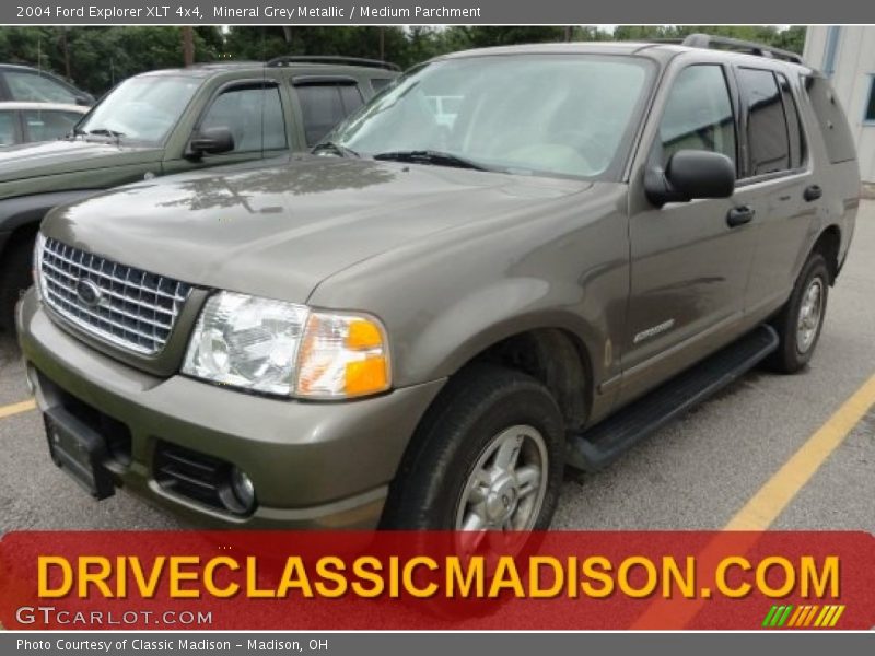 Mineral Grey Metallic / Medium Parchment 2004 Ford Explorer XLT 4x4
