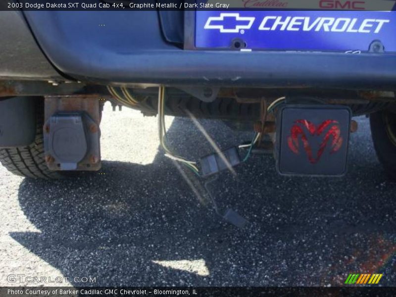 Graphite Metallic / Dark Slate Gray 2003 Dodge Dakota SXT Quad Cab 4x4