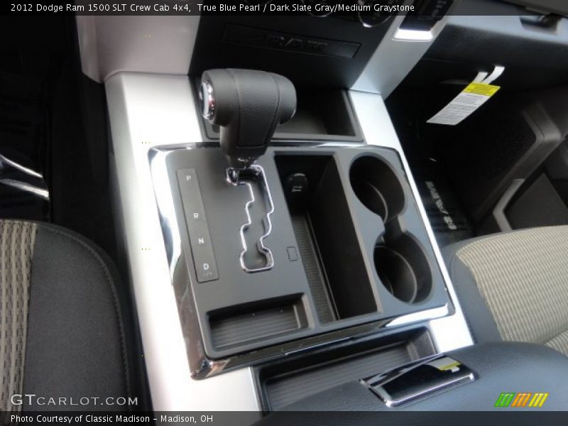 True Blue Pearl / Dark Slate Gray/Medium Graystone 2012 Dodge Ram 1500 SLT Crew Cab 4x4