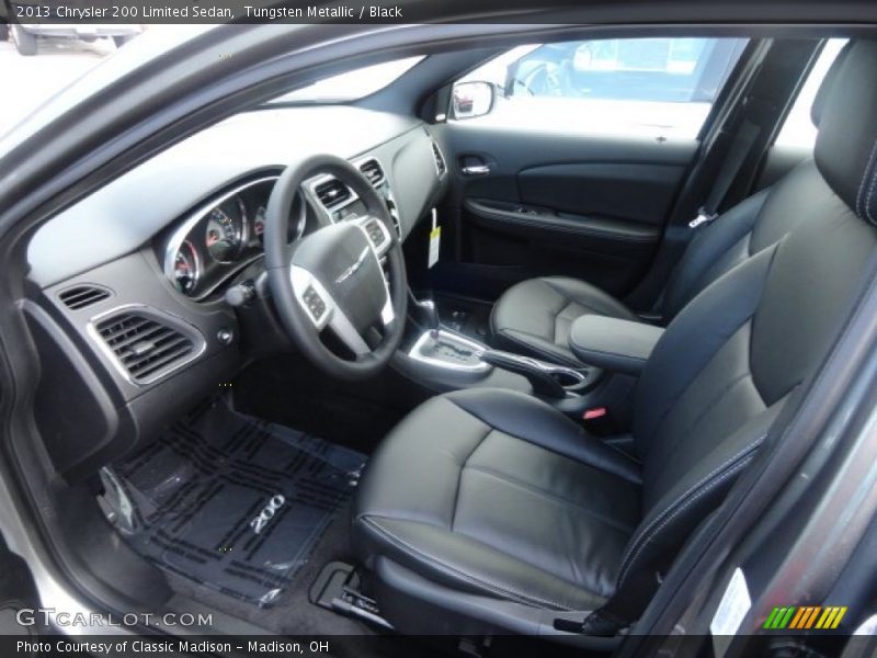 Tungsten Metallic / Black 2013 Chrysler 200 Limited Sedan