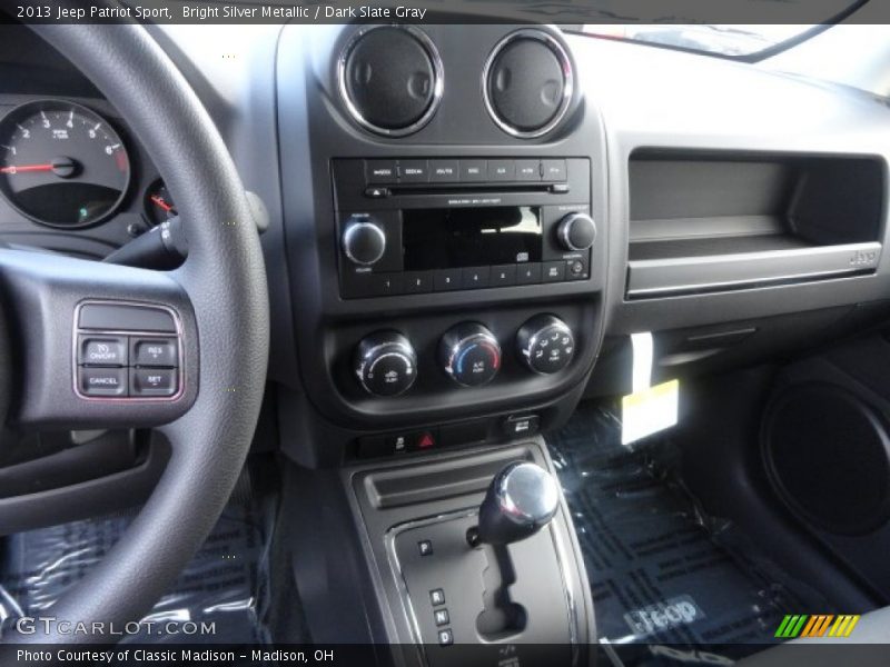 Bright Silver Metallic / Dark Slate Gray 2013 Jeep Patriot Sport