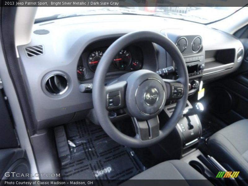 Bright Silver Metallic / Dark Slate Gray 2013 Jeep Patriot Sport