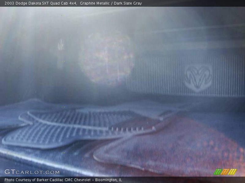 Graphite Metallic / Dark Slate Gray 2003 Dodge Dakota SXT Quad Cab 4x4