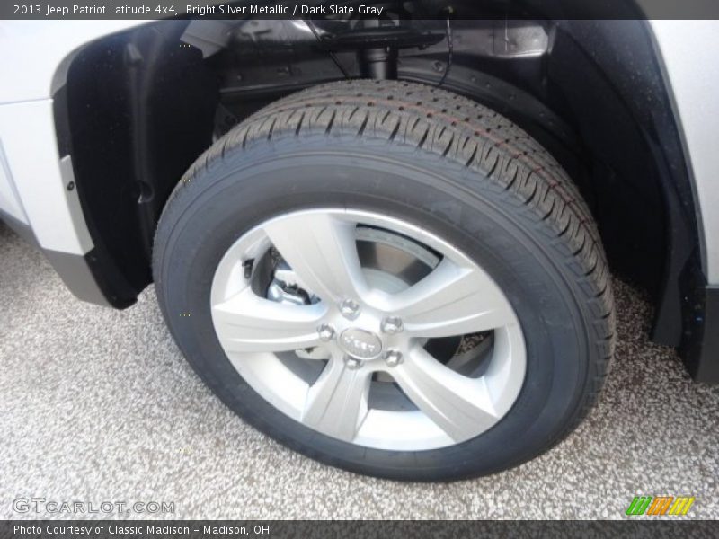 Bright Silver Metallic / Dark Slate Gray 2013 Jeep Patriot Latitude 4x4
