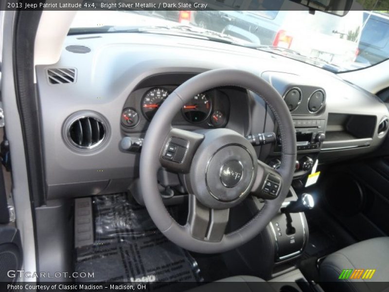 Bright Silver Metallic / Dark Slate Gray 2013 Jeep Patriot Latitude 4x4