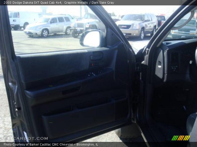 Graphite Metallic / Dark Slate Gray 2003 Dodge Dakota SXT Quad Cab 4x4
