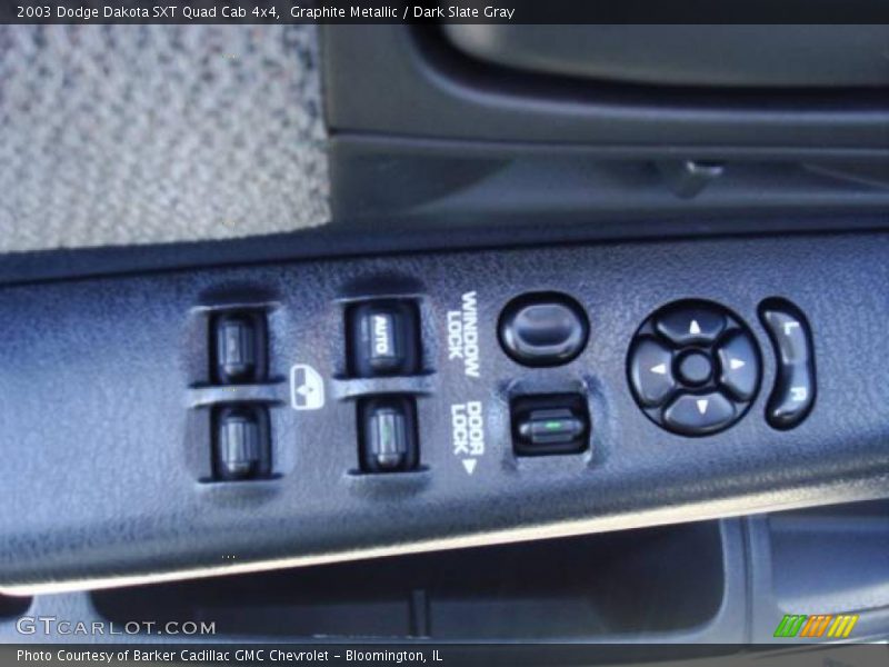 Graphite Metallic / Dark Slate Gray 2003 Dodge Dakota SXT Quad Cab 4x4