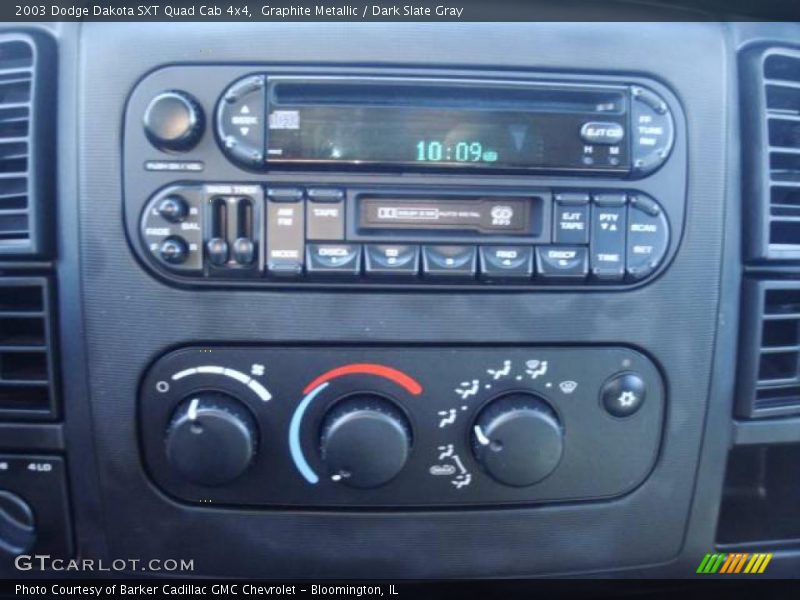 Graphite Metallic / Dark Slate Gray 2003 Dodge Dakota SXT Quad Cab 4x4