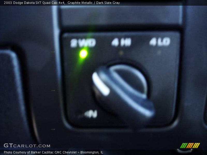 Graphite Metallic / Dark Slate Gray 2003 Dodge Dakota SXT Quad Cab 4x4