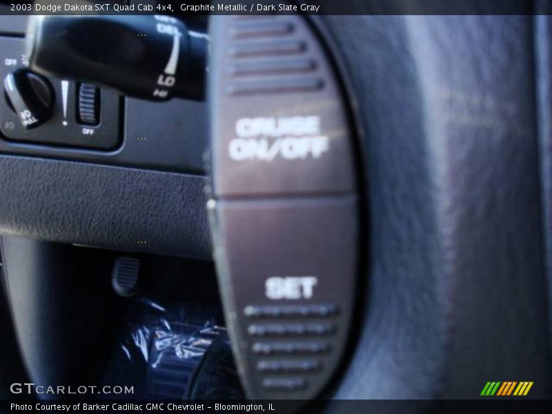 Graphite Metallic / Dark Slate Gray 2003 Dodge Dakota SXT Quad Cab 4x4
