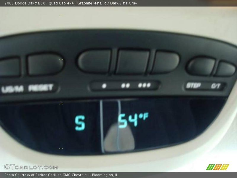Graphite Metallic / Dark Slate Gray 2003 Dodge Dakota SXT Quad Cab 4x4