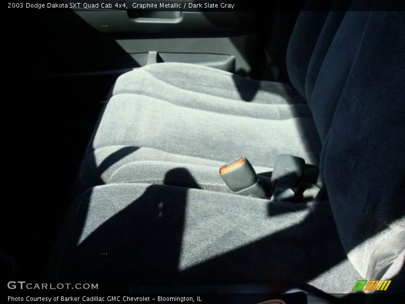 Graphite Metallic / Dark Slate Gray 2003 Dodge Dakota SXT Quad Cab 4x4