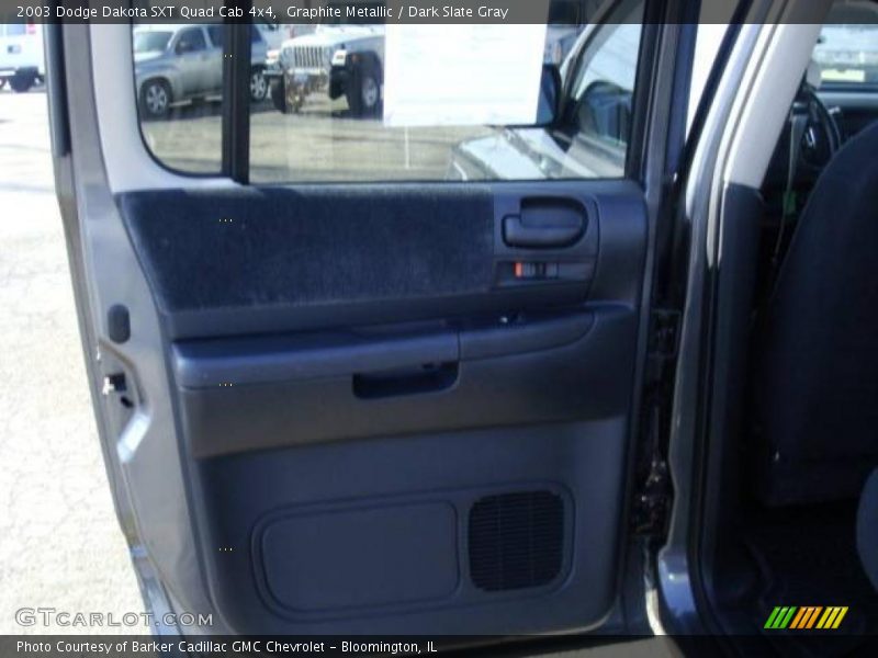 Graphite Metallic / Dark Slate Gray 2003 Dodge Dakota SXT Quad Cab 4x4