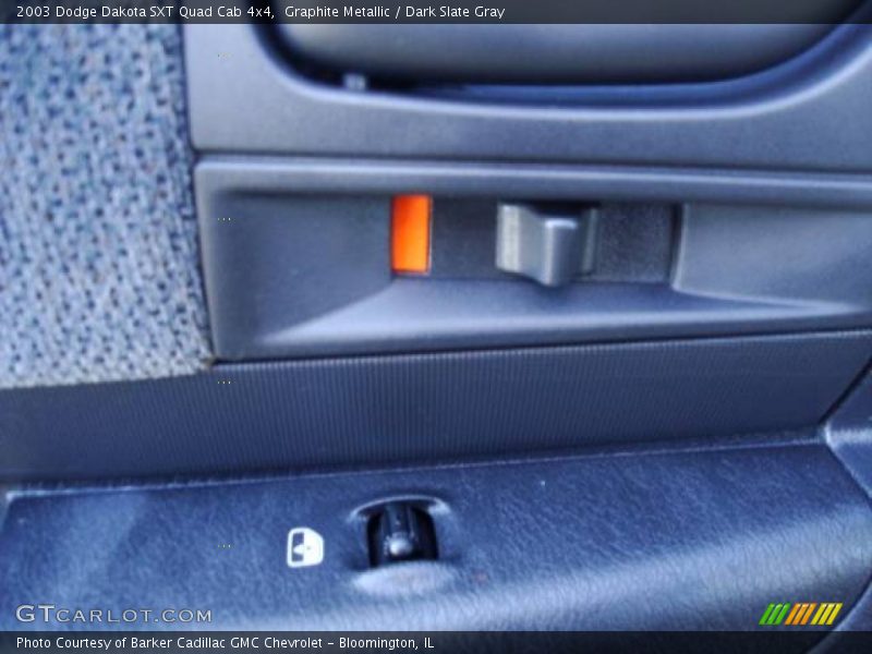 Graphite Metallic / Dark Slate Gray 2003 Dodge Dakota SXT Quad Cab 4x4
