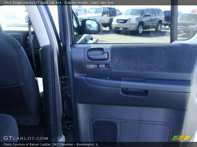 Graphite Metallic / Dark Slate Gray 2003 Dodge Dakota SXT Quad Cab 4x4