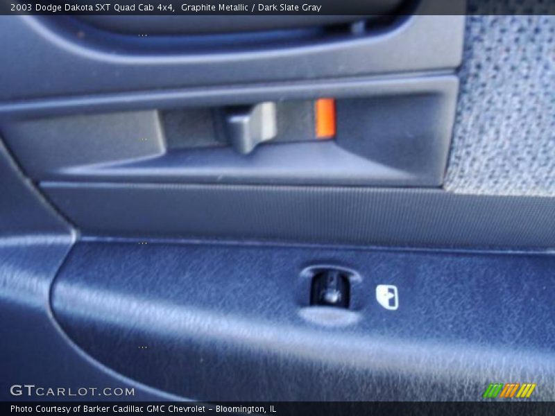 Graphite Metallic / Dark Slate Gray 2003 Dodge Dakota SXT Quad Cab 4x4