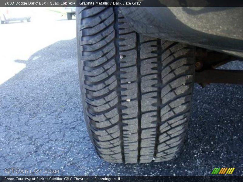 Graphite Metallic / Dark Slate Gray 2003 Dodge Dakota SXT Quad Cab 4x4