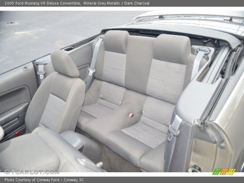 Mineral Grey Metallic / Dark Charcoal 2005 Ford Mustang V6 Deluxe Convertible